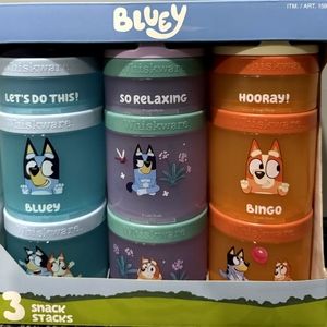 Bluey Whiskware Set of 3 Snack Stacks